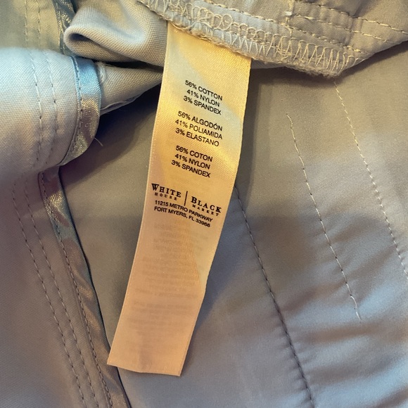 White House Black Market Light Blue Straight Leg Jeans size 12 - Picture 4 of 9